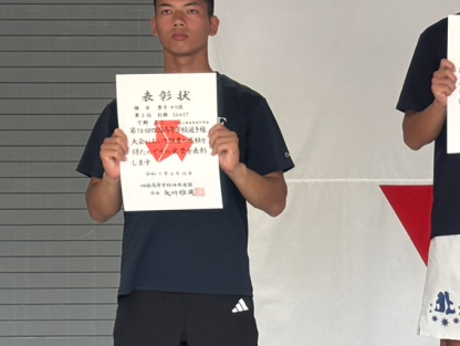 [陸上競技部] 第78回四国高等学校陸上競技対校選手権大会 – 下野嘉月が男子やり投げで第２位！全国IH出場！