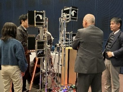 「とくぎんサクセスクラブ」の新年互礼会にてロボット展示とキーホルダー製作体験コーナーを出展しました