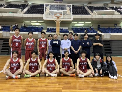 【祝】男子バスケットボール部が第16回男子西日本女子全日本高等専門学校バスケットボール大会3位になりました！